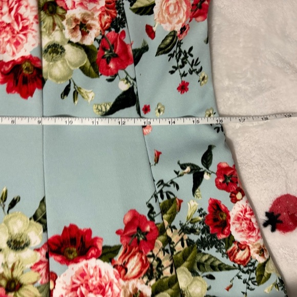 Jessica Simpson Floral Pinup Flare Sleeveless Dress - Picture 3 of 4